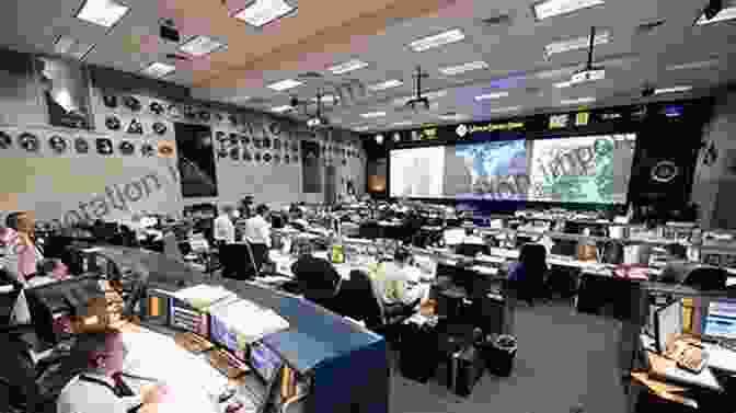 A Bustling Scene Inside NASA's Mission Control, With Flight Controllers Monitoring Data And Communicating With Astronauts In Space. Shuttle Mission Control: Flight Controller Stories And Photos 1981 1992