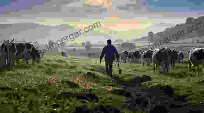 A Farmer Tending To A Herd Of Cows, Symbolizing Sustainable Agriculture. Creating Dairyland: How Caring For Cows Saved Our Soil Created Our Landscape Brought Prosperity To Our State And Still Shapes Our Way Of Life In Wisconsin