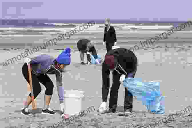 A Group Of Volunteers Cleaning Up A Beach, Promoting Marine Conservation Efforts. Ecology Of The Indonesian Seas Part 1 (Ecology Of Indonesia Series)