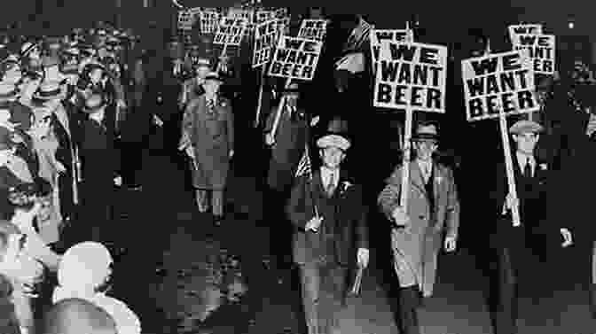 A Historic Photo Of A Prohibition Rally, Depicting Protesters Holding Banners And Placards Advocating For The Ban On Alcohol. Last Call: The Rise And Fall Of Prohibition