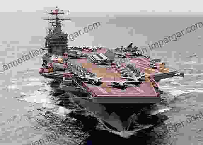 A Massive Aircraft Carrier In The Foreground, With Other Warships And Cargo Ships In The Background The World Shipbuilding Industry (Routledge Library Editions: Transport Economics 26)