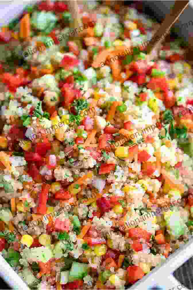 A Vibrant And Colorful Rainbow Quinoa Salad, Perfect For A Potluck Picnic. Bobbitt Belly Pleasers: 40 Recipes To Make For A Potluck Picnic