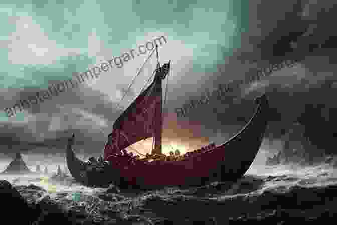 A Viking Longship Sailing Through Stormy Seas The Viking Anthology: Norse Myths Icelandic Sagas And Viking Chronicles