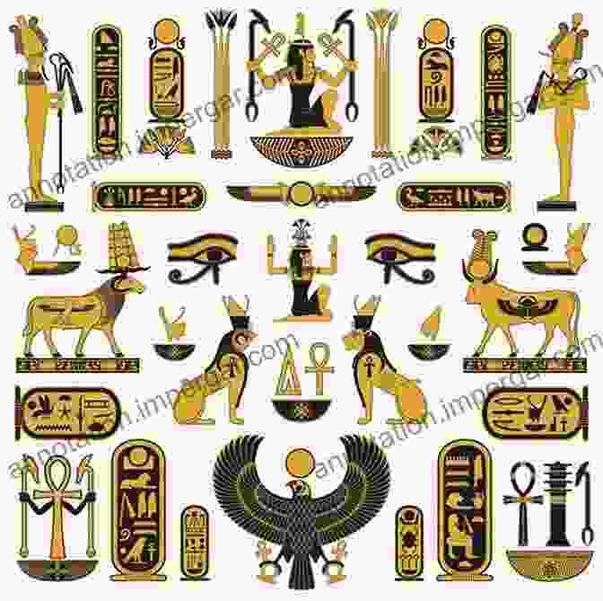 An Intricate Painting Depicting Ancient Egyptian Deities And Symbols Ancient Egyptian Religion: An Interpretation