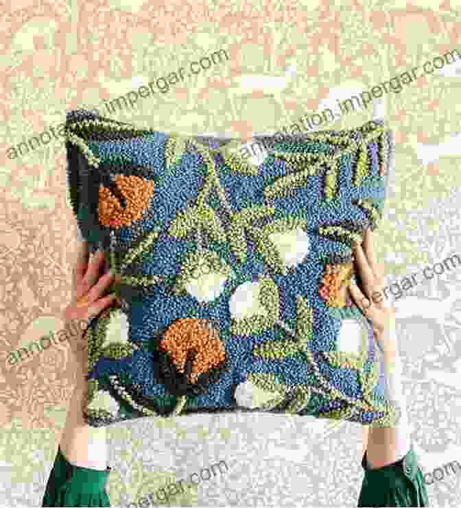 Cross Stitch And Punch Needle Pillow Project Dye Namic Cross Stitch: 10 Mixed Media Projects To Cross Stitch