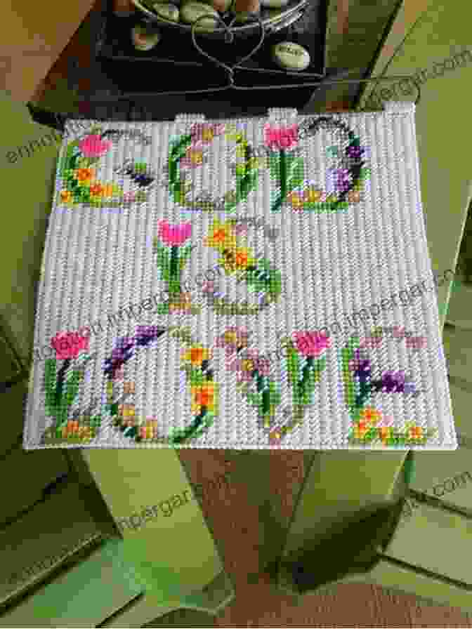 Cross Stitch And Stencil Art Canvas Project Dye Namic Cross Stitch: 10 Mixed Media Projects To Cross Stitch