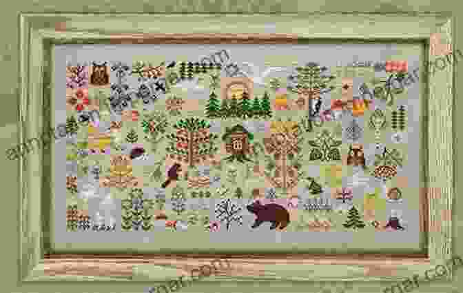 Enchanted Forest Cross Stitch Project Dye Namic Cross Stitch: 10 Mixed Media Projects To Cross Stitch