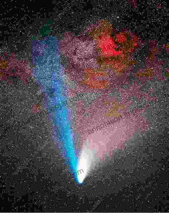 Stunning Photograph Of Comet Hale Bopp, Showcasing Its Vibrant Coma And Double Tail Against A Starry Backdrop. COMETS : Visitors From Deep Space