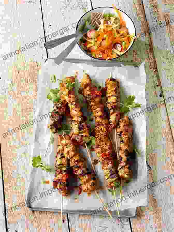 Succulent Grilled Chicken Skewers, Marinated In A Tantalizing Blend Of Herbs And Spices, Perfect For A Potluck Picnic. Bobbitt Belly Pleasers: 40 Recipes To Make For A Potluck Picnic