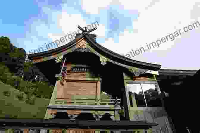 Visitors Offer Prayers At The Honden, The Innermost Sanctuary Of Iwa Shrine Photo Album IWA Shrine Daniel L Mallock