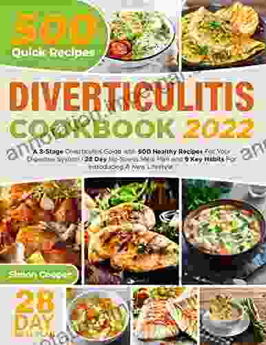 Diverticulitis Cookbook: A 3 Stage Diverticulitis Guide With 500 Healthy Recipes For Your Digestive System 28 Day No Stress Meal Plan And 9 Key Habits For Introducing A New Lifestyle